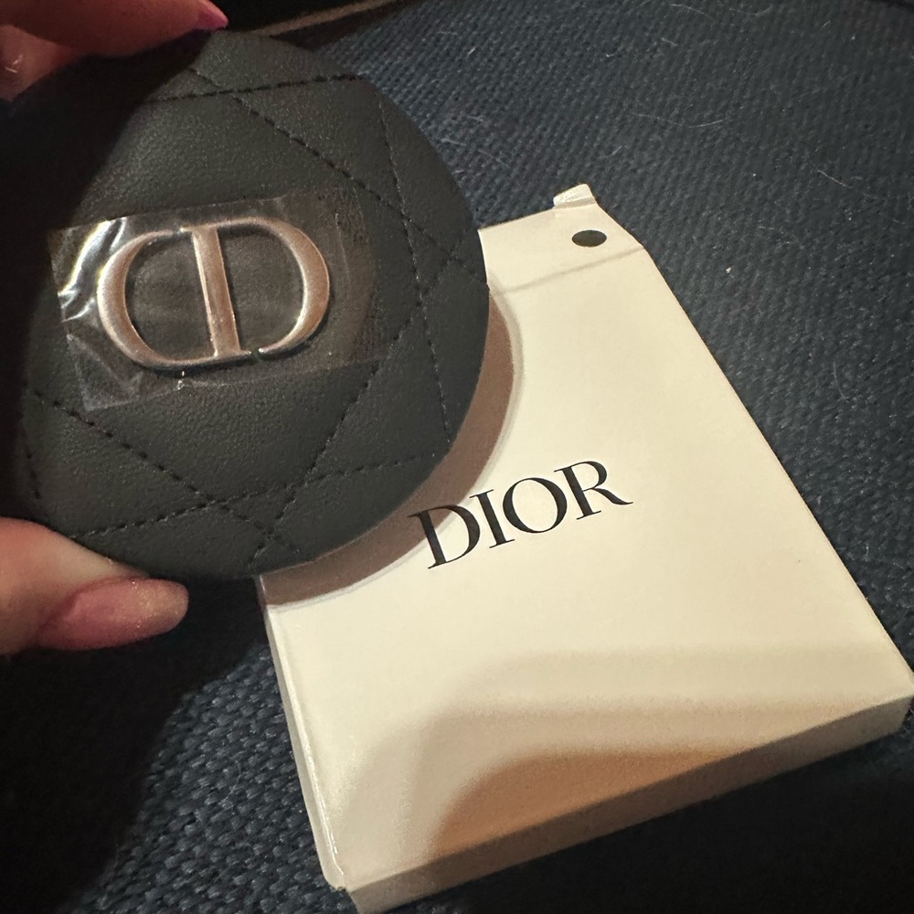 Dior Black Quilted mirror